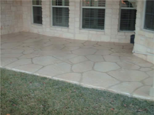 1/4 inch stamped overlay Plano, TX